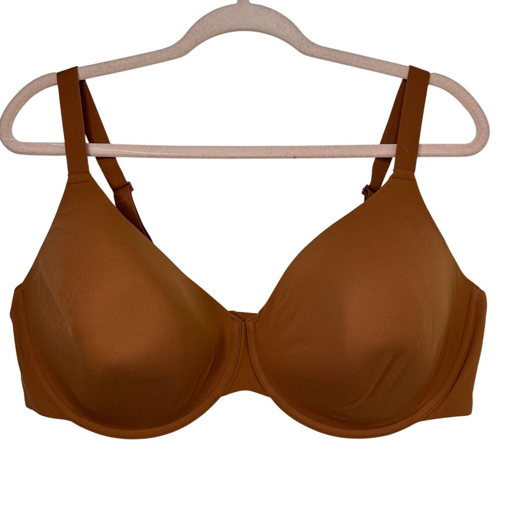 44D NWT SKIMS Fits Everybody T-Shirt Bra Bronze Underwire Seamless Comfort